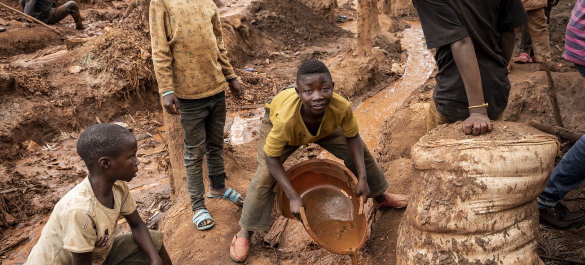 Cobalt mining relies on child labor